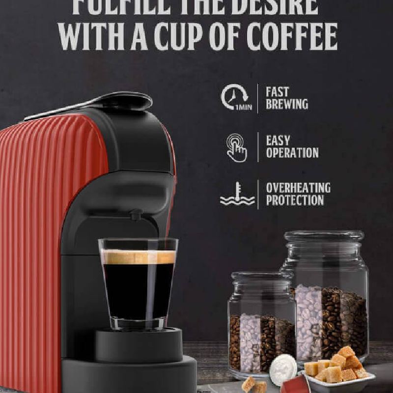 FLORENCE Machine Café À Capsules Nespresso 1400W 1L