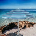 Parasol de plage en tissue anti UV -  2 Mètres- Multicolore