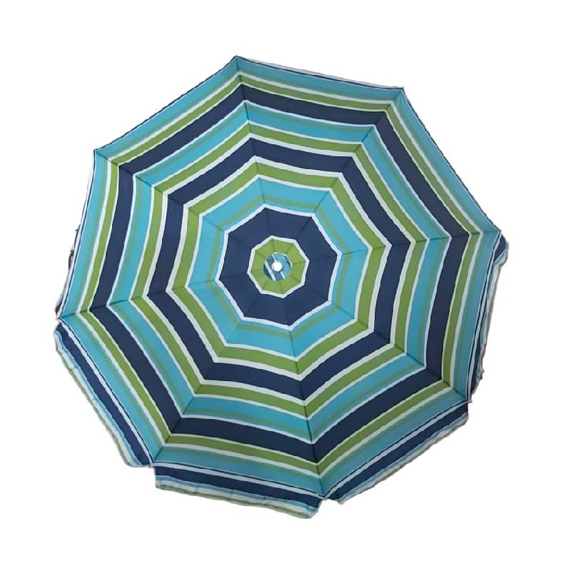 Parasol de plage en tissue anti UV - 2,4 Métres - Multicolore