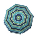 Parasol de plage en tissue anti UV - 2,4 Métres - Multicolore