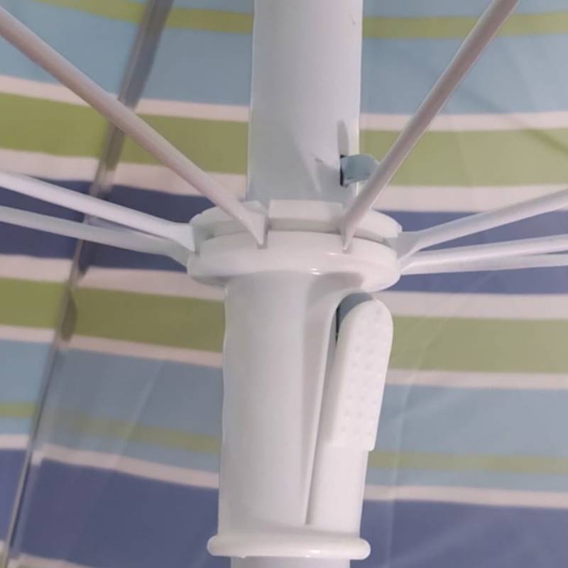 Parasol de plage en tissue anti UV - 2,4 Métres - Multicolore