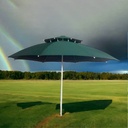 Parasol De Plage Double Chapeau - 2,5 Mètres - En tissue anti UV