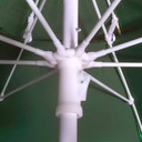 Parasol De Plage Double Chapeau - 2,5 Mètres - En tissue anti UV