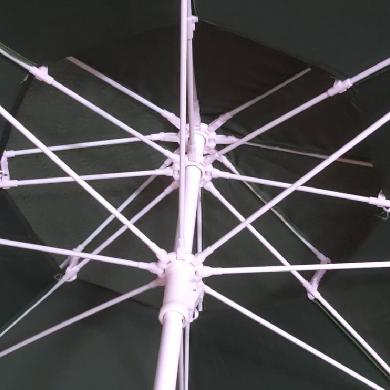 Parasol De Plage Double Chapeau - 2,5 Mètres - En tissue anti UV