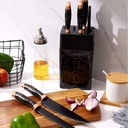 Ensemble De Couteaux De Cuisine Avec Support BOBSSEN 7 Pièces