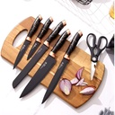 Ensemble De Couteaux De Cuisine Avec Support BOBSSEN 7 Pièces