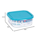 Boîtes de Conservation Carré Frigoverre Bormioli Rocco 15x15cm / 100cl