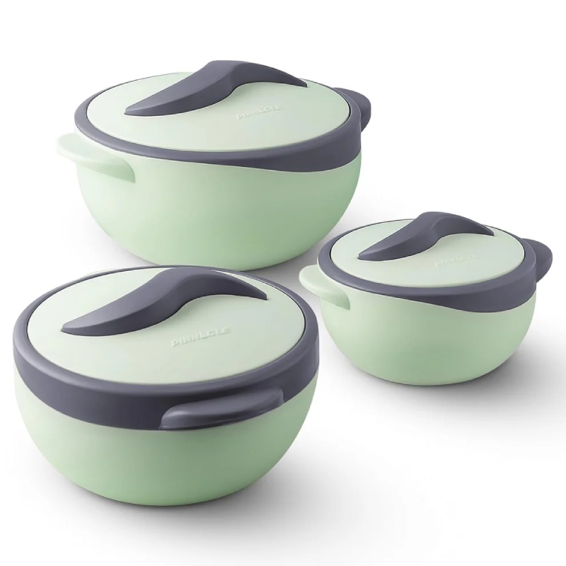 Set 4 Pièces Thermos Alimentaire Isotherme Vert d'Eau-PARISA Pinnacle