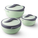 Set 4 Pièces Thermos Alimentaire Isotherme Vert d'Eau-PARISA Pinnacle