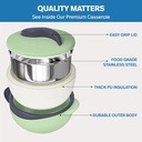 Set 4 Pièces Thermos Alimentaire Isotherme Vert d'Eau-PARISA Pinnacle