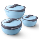Set 4 Pièces Thermos Alimentaire Isotherme Bleu-PARISA Pinnacle