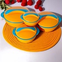 Set 4 Pièces Thermos Alimentaire Isotherme Orange-PICASSO Pinnacle