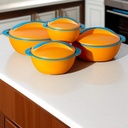 Set 4 Pièces Thermos Alimentaire Isotherme Orange-PICASSO Pinnacle
