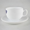 Luminarc Coffret De 6 Verres à Café Tasse et Sous Tasses Essence Blanc 9 CL