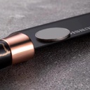 Ensemble de 8 couteaux de cuisine KUNSION en acier inoxydable avec support - Noir