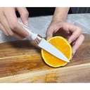 Ensemble de 8 Ustensiles de Cuisine KUNSION en Acier Inoxydable avec Un Support Rotatif - Blanc & Or Rose