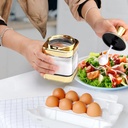 Ensemble de 3 bocaux alimentaires en verre avec une cuillère