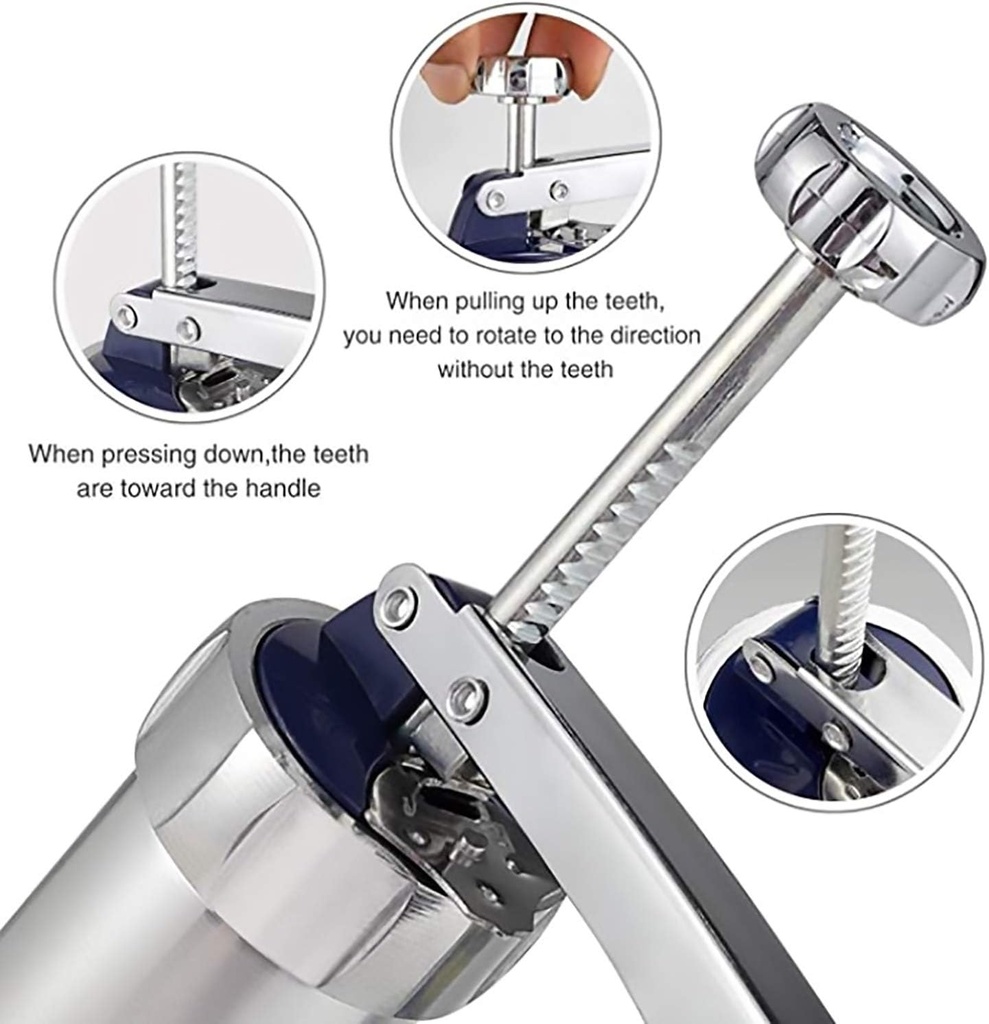 Pistolet à biscuits en aluminium polyvalent