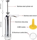 Pistolet à biscuits en aluminium polyvalent