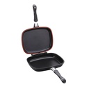 Poêle Double Face Royal DESSINI 36cm - GRIS