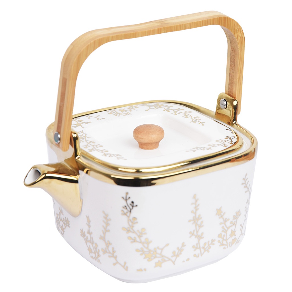 Service a Café En Porcelaine 16 pièces Avec Support