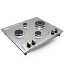 Plaque de Cuisson à Gaz 4 Feux Inox Métal Fonte FLORENCE FH-401SC
