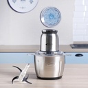 Hachoir électrique Florence En Bol Inox 3L-1000W-Noir