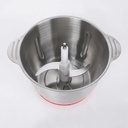 Hachoir électrique Florence Bol Inox 3L-1000W-Rouge