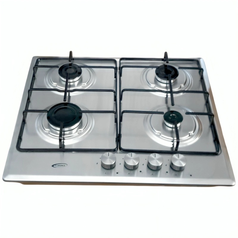 Plaque De Cuisson Florence 4 Feux À Gaz 52 x 59 cm -Inox