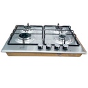 Plaque De Cuisson Florence 4 Feux À Gaz 52 x 59 cm -Inox
