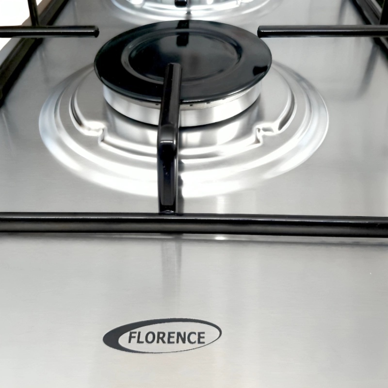 Plaque De Cuisson Florence 4 Feux À Gaz 52 x 59 cm -Inox