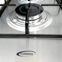 Plaque De Cuisson Florence 4 Feux À Gaz 52 x 59 cm -Inox