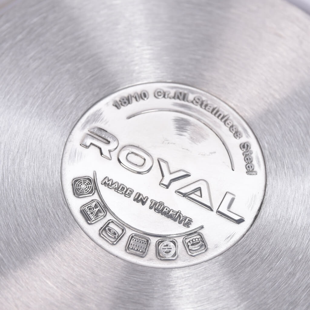 Ensemble De Batteries De Cuisine Royal COOK 22 Pièces Inox 18/10