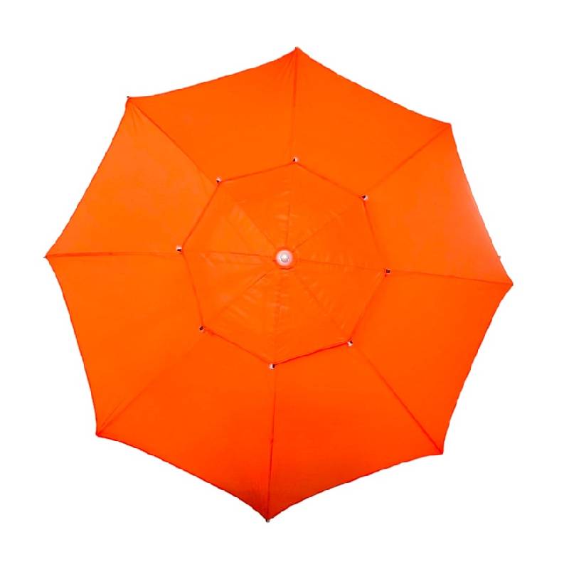 Parasol De Plage Double Chapiteaux- 2,5 Mètres - En tissue anti UV