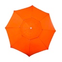 Parasol De Plage Double Chapiteaux- 2,5 Mètres - En tissue anti UV