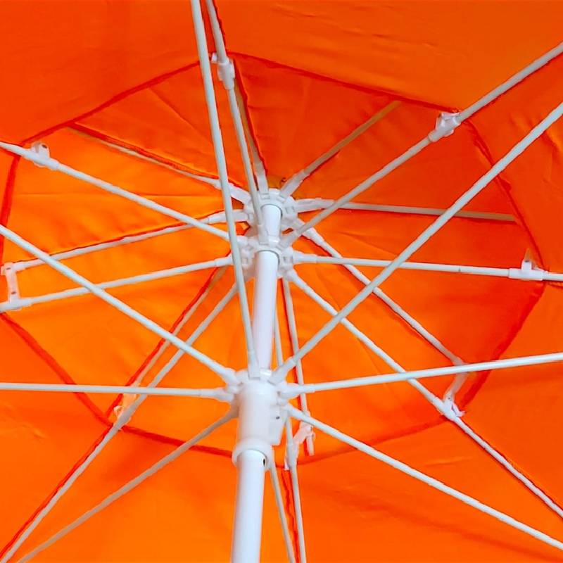 Parasol De Plage Double Chapiteaux- 2,5 Mètres - En tissue anti UV
