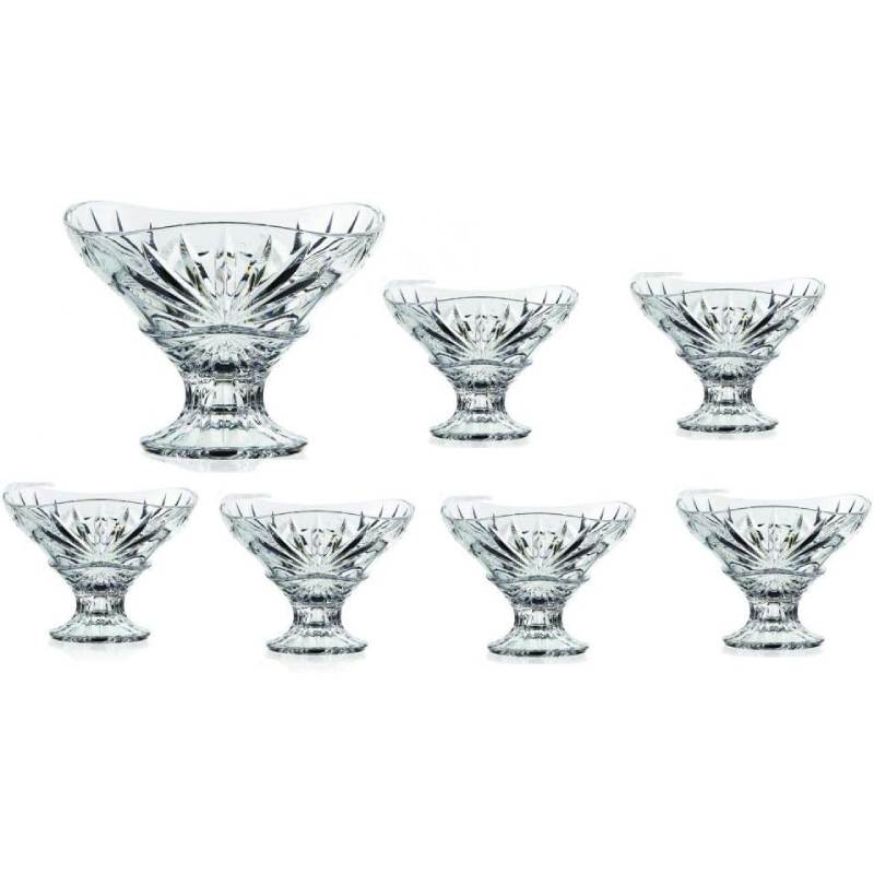 Set de 7 Coupes à Dessert en Verre