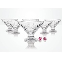 Set de 7 Coupes à Dessert en Verre