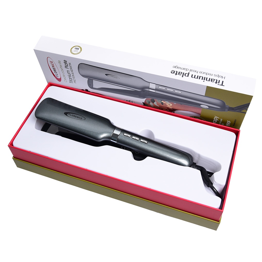 Plaque Cheveux FLORENCE HK397 - 900°F - 50W- Noir