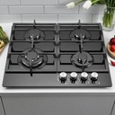 Plaque De Cuisson 4 Feux À Gaz Avec Fonte FLORENCE 59 X 50 Cm