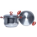Ensemble De Batterie De Cuisine Inox 25 Pièces ARIAN  18/10