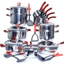 Ensemble De Batterie De Cuisine Inox 25 Pièces ARIAN  18/10