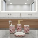 Ensemble de 4 accessoires de salle de bain en céramique GOLDEN HOUSE
