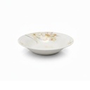 Service à Table 20 Pièces en Porcelaine - Floral Biege