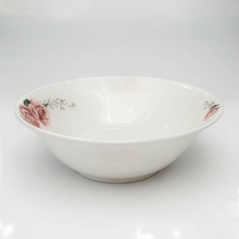 Service à Table 12 Pièces en Porcelaine - Floral Rose