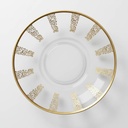 Lot De 6 Verres à Thé Avec Sous-Tasses