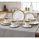 Service de Table 16 Pièces en Porcelaine - Motif 1
