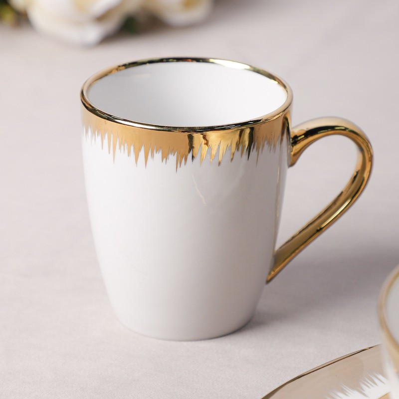 Service de Table 16 Pièces en Porcelaine - Motif 1