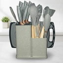 [SUT19-GO-Gris] Set d'ustensiles de cuisine 19 pièces en silicone - Gris.jpg