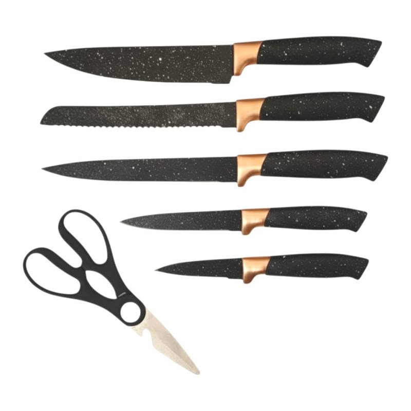 Set d'ustensiles de cuisine 19 pièces en silicone - Noir